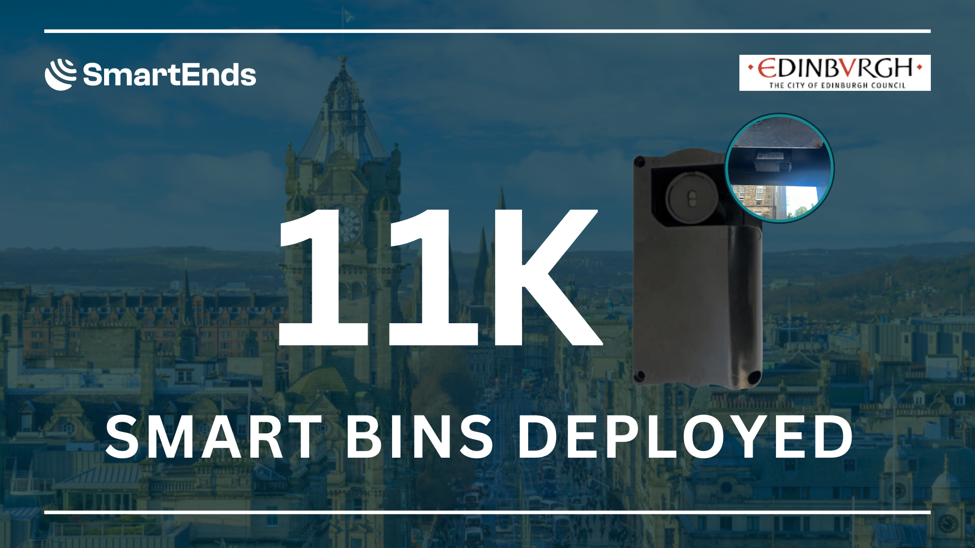 Europe's Largest Smart Bins Project in Edinburgh Smart Waste
